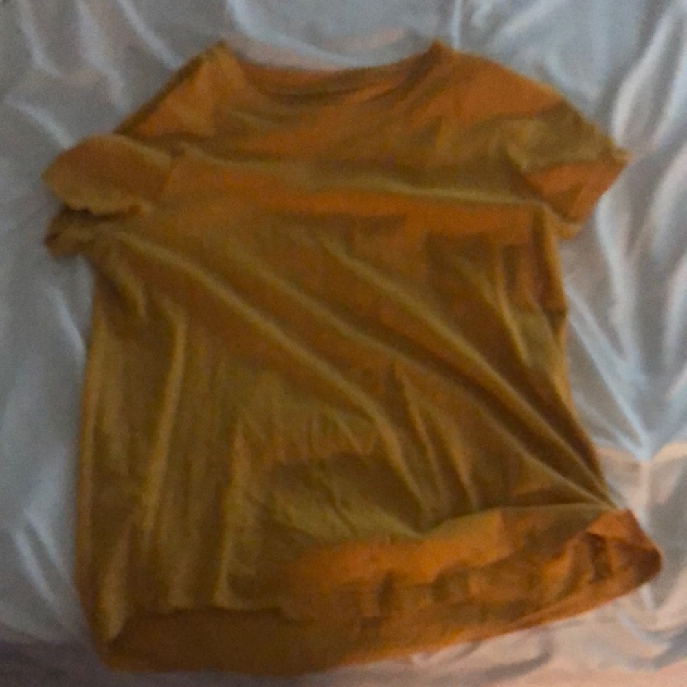 Mustard yellow t-shirt
